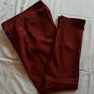 Levi's rust colored jeans
